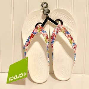 The Crocs Women's Kadee II Graphic Flip Flop